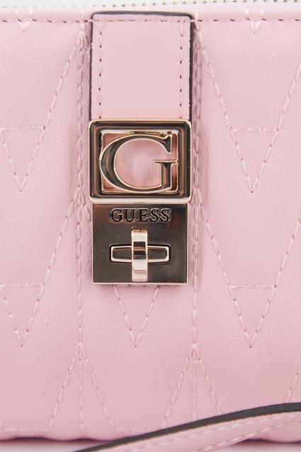 GUESS SWQG  REGILLA SLG LARGE ZIP en color ROSA  (4)