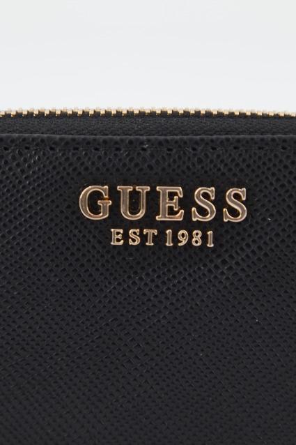 GUESS SWZG  LAUREL SLG SMALL ZIP en color NEGRO  (4)