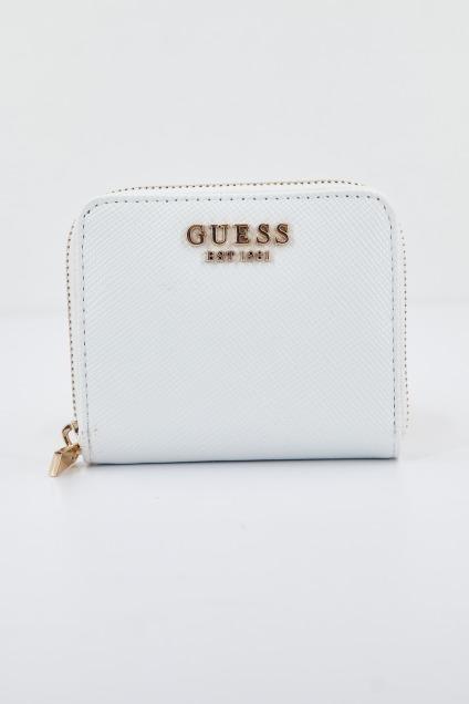 GUESS SWZG  LAUREL SLG SMALL ZIP en color BLANCO  (1)