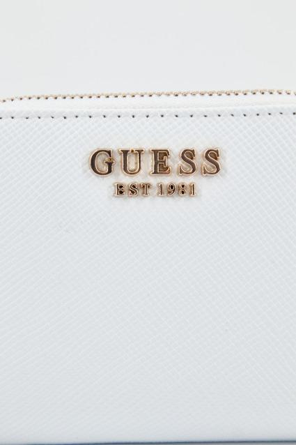 GUESS SWZG  LAUREL SLG SMALL ZIP en color BLANCO  (4)