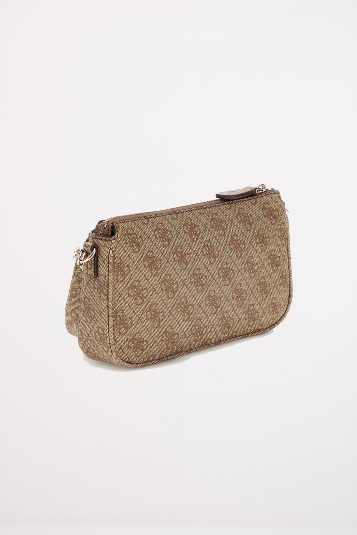 GUESS NOELLE DBL POUCH en color MARRON  (2)