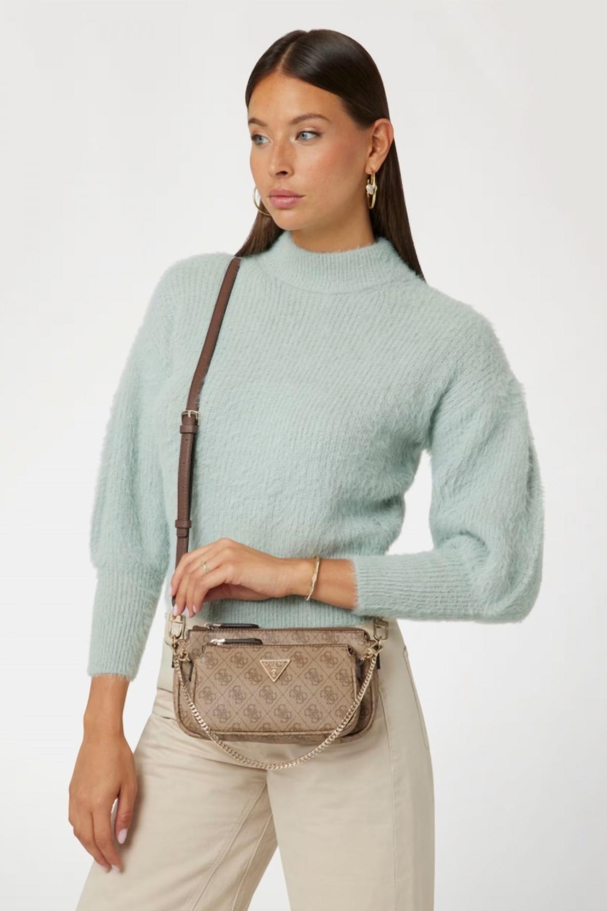 GUESS NOELLE DBL POUCH en color MARRON  (5)