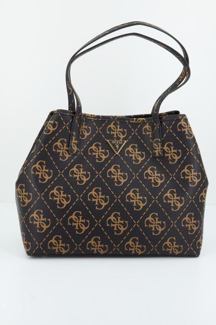 GUESS VIKKY TOTE en color MARRON  (1)