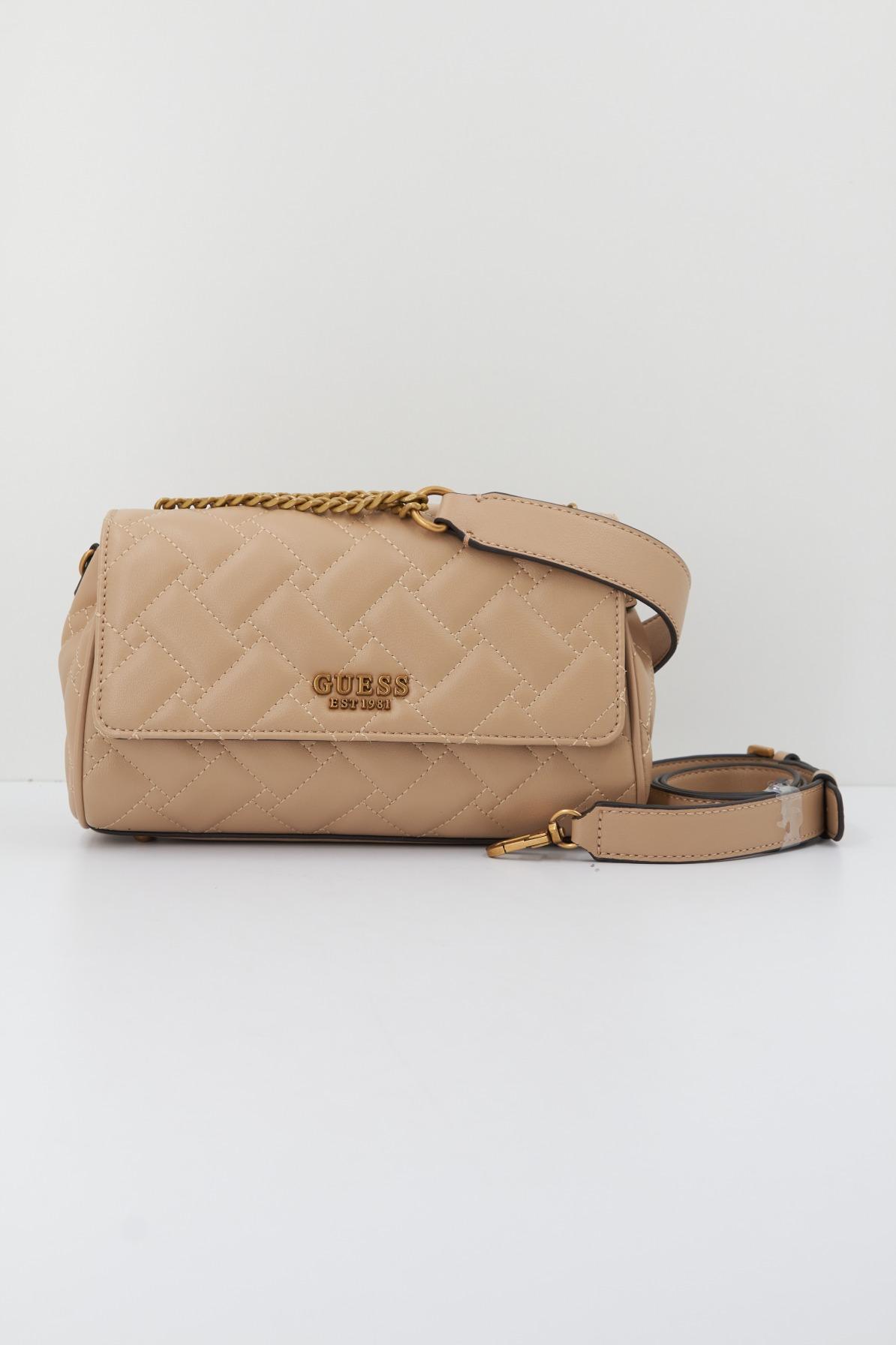 GUESS GRACELYNN FLAP CROSSBO en color BEIS  (1)