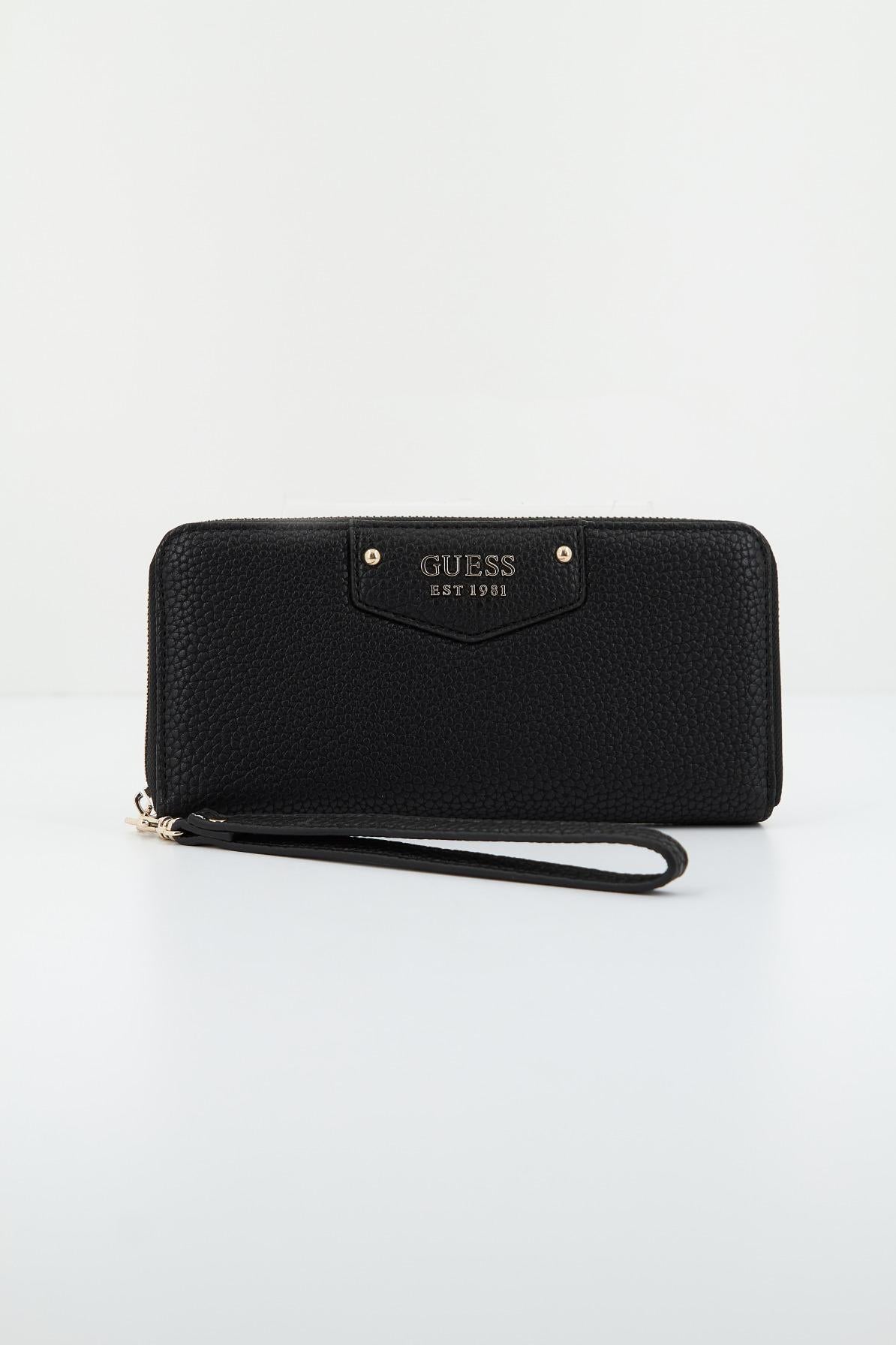 GUESS ECO BRENTON SLG ZIP en color NEGRO  (1)