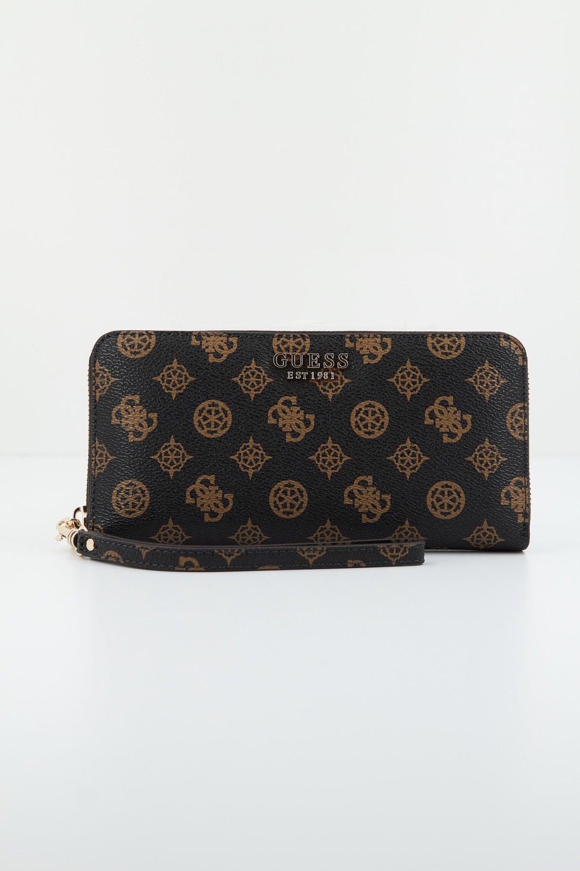 GUESS  LAUREL SLG LARGE ZIP en color MARRON  (2)