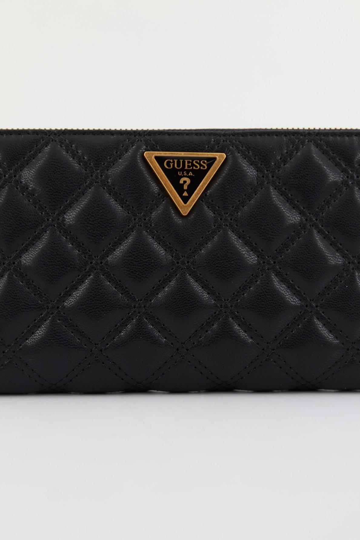GUESS GIULLY SLG SMALL ZIP en color NEGRO  (4)