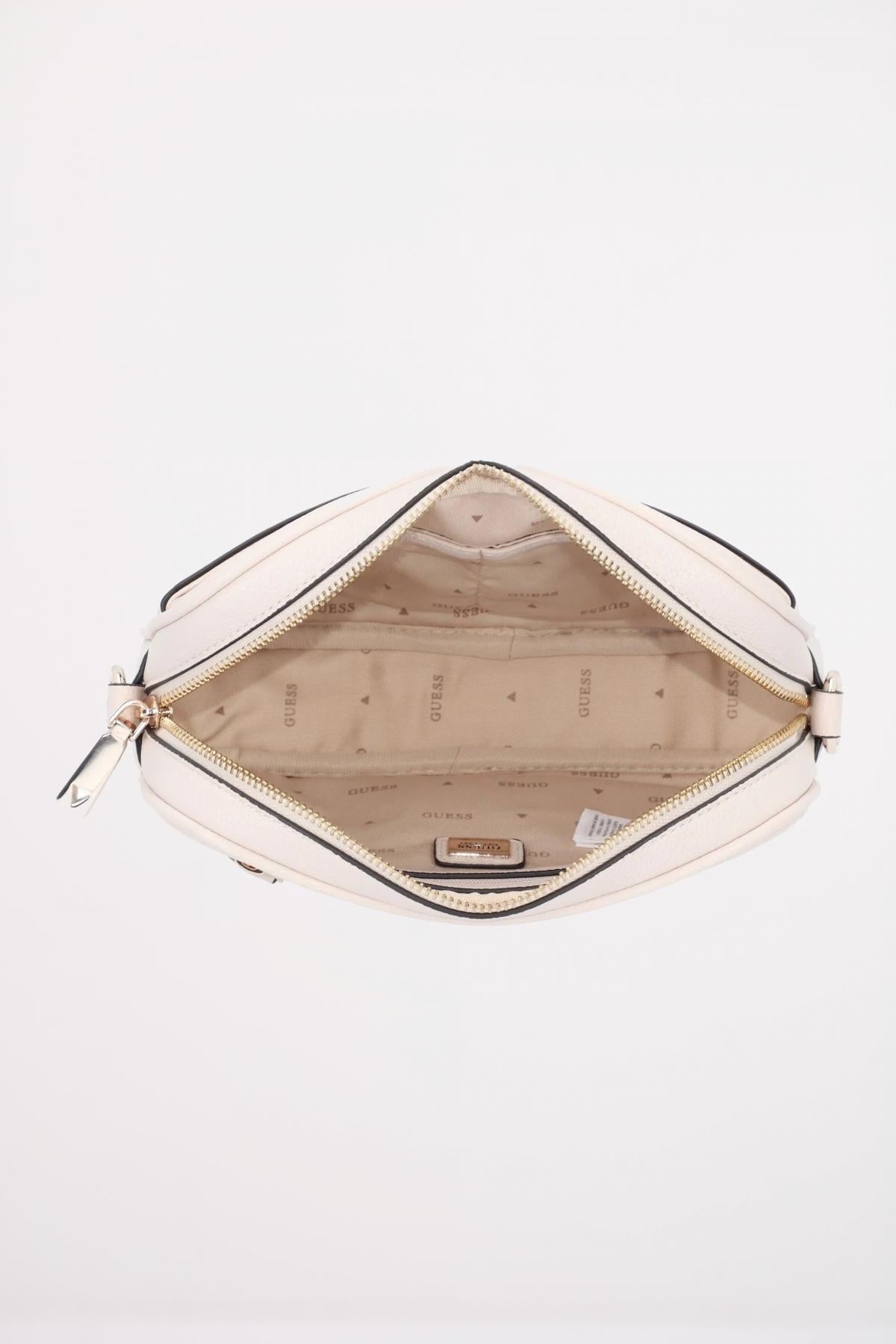 GUESS  MERIDIAN CAMERA BAG en color NUDE  (5)