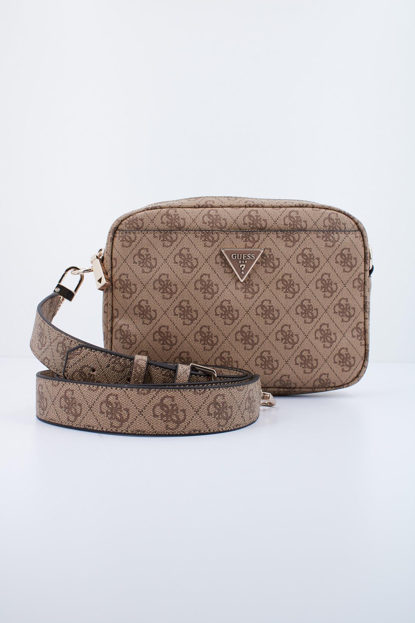 GUESS MERIDIAN CAMERA BAG en color MARRON  (1)