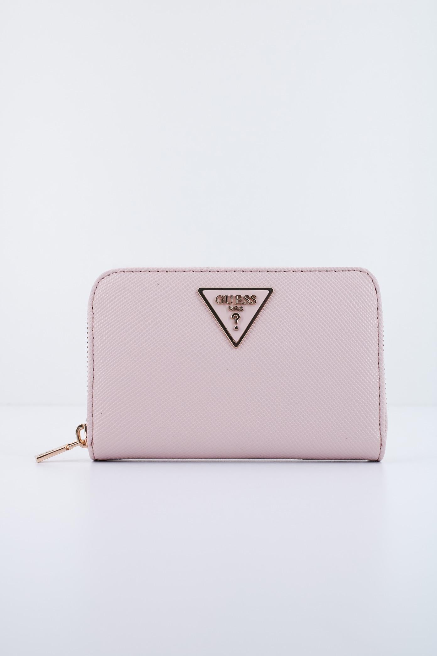GUESS LAUREL SLG MEDIUM ZIP en color ROSA  (1)