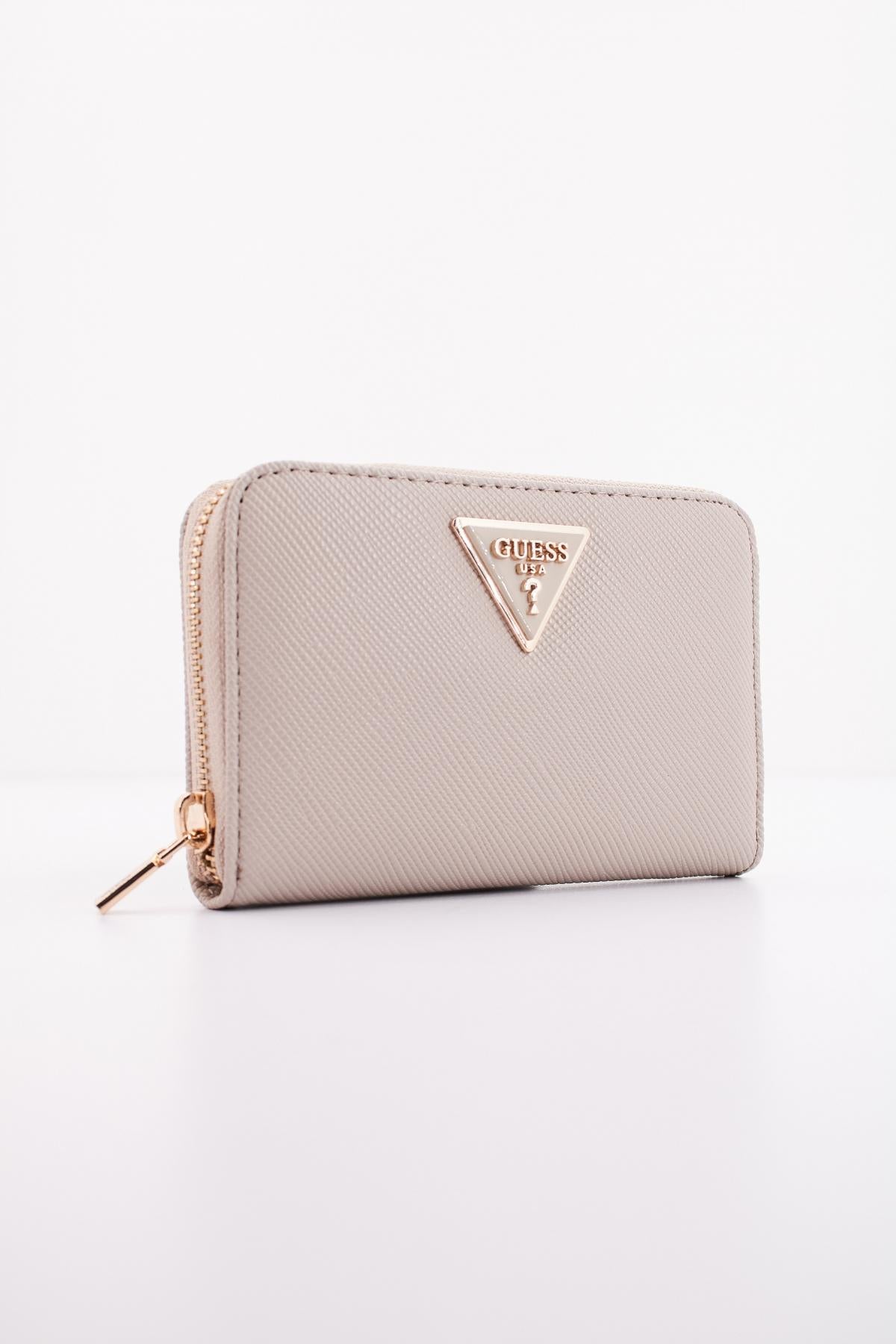 GUESS LAUREL SLG MEDIUM ZIP en color BEIS  (2)