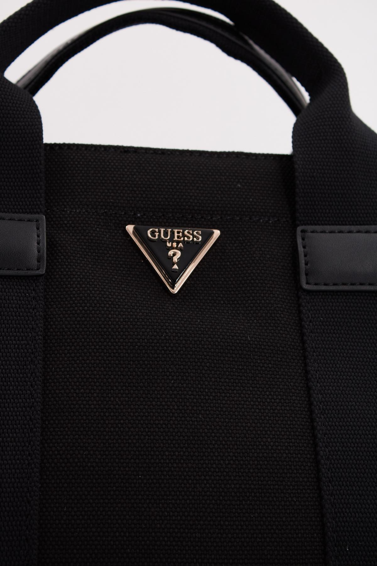 GUESS CANVAS II SMALL TOTE en color NEGRO  (4)