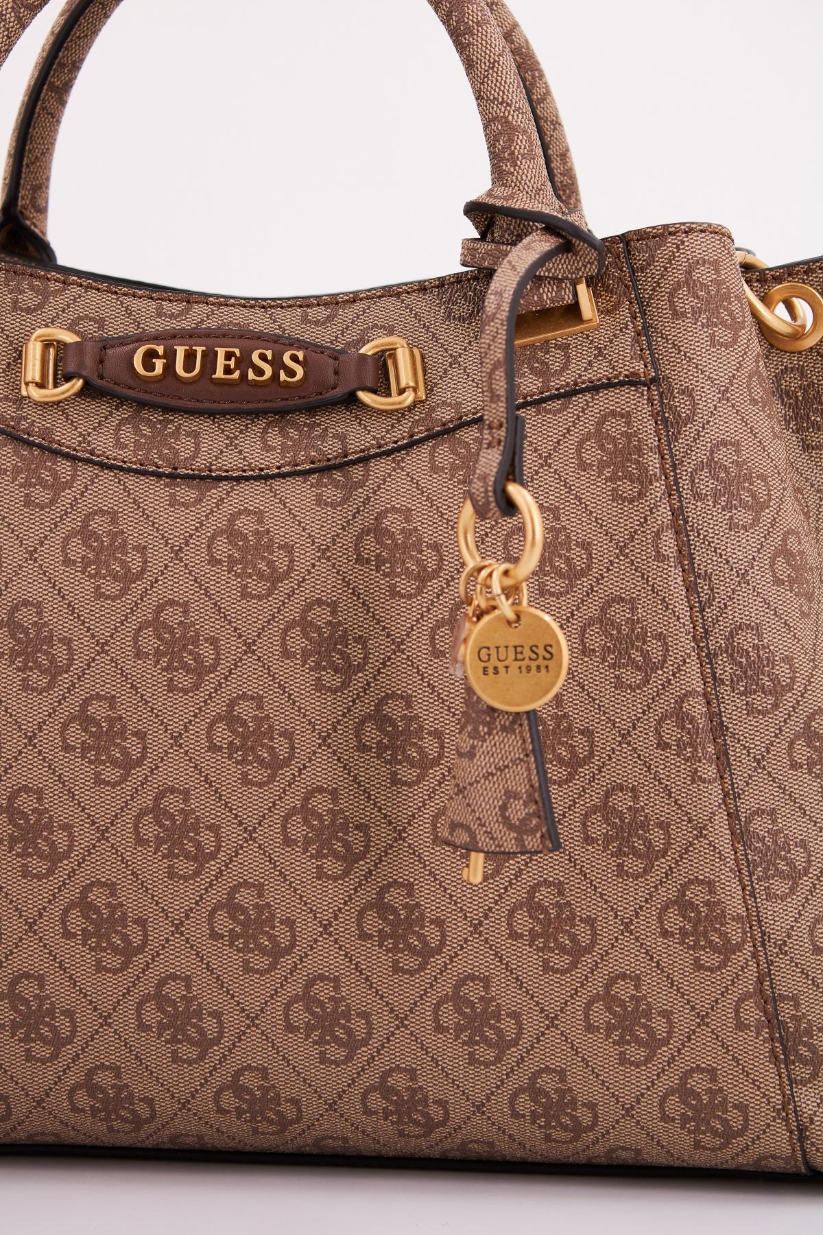 GUESS EMERA LOGO GIRLFRIEND en color MARRON  (4)