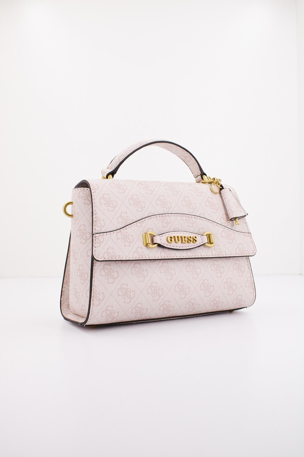 GUESS EMERA LOGO TOP HANDLE en color ROSA  (2)