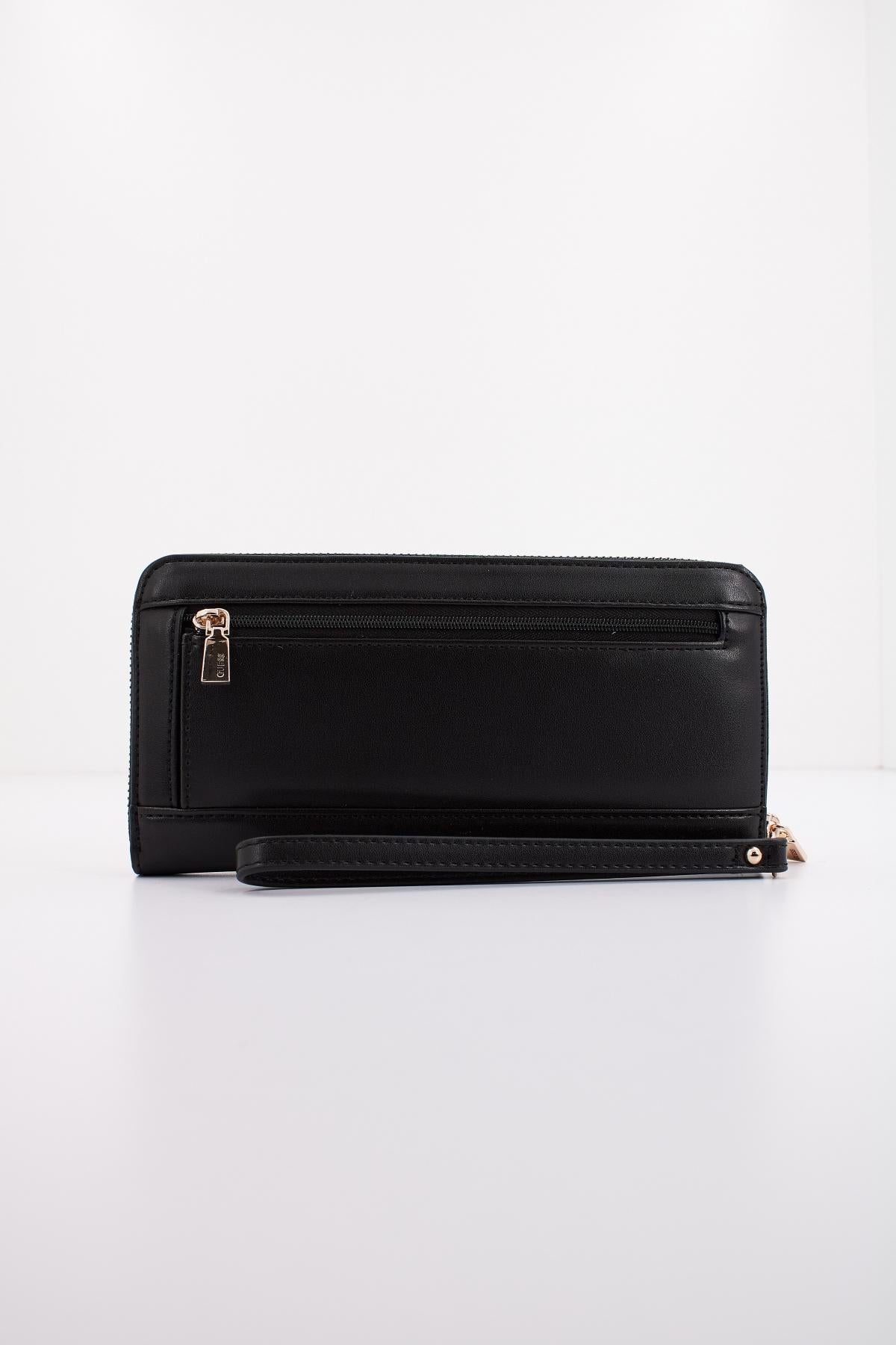 GUESS LAUREL SLG LARGE ZIP A en color NEGRO  (3)