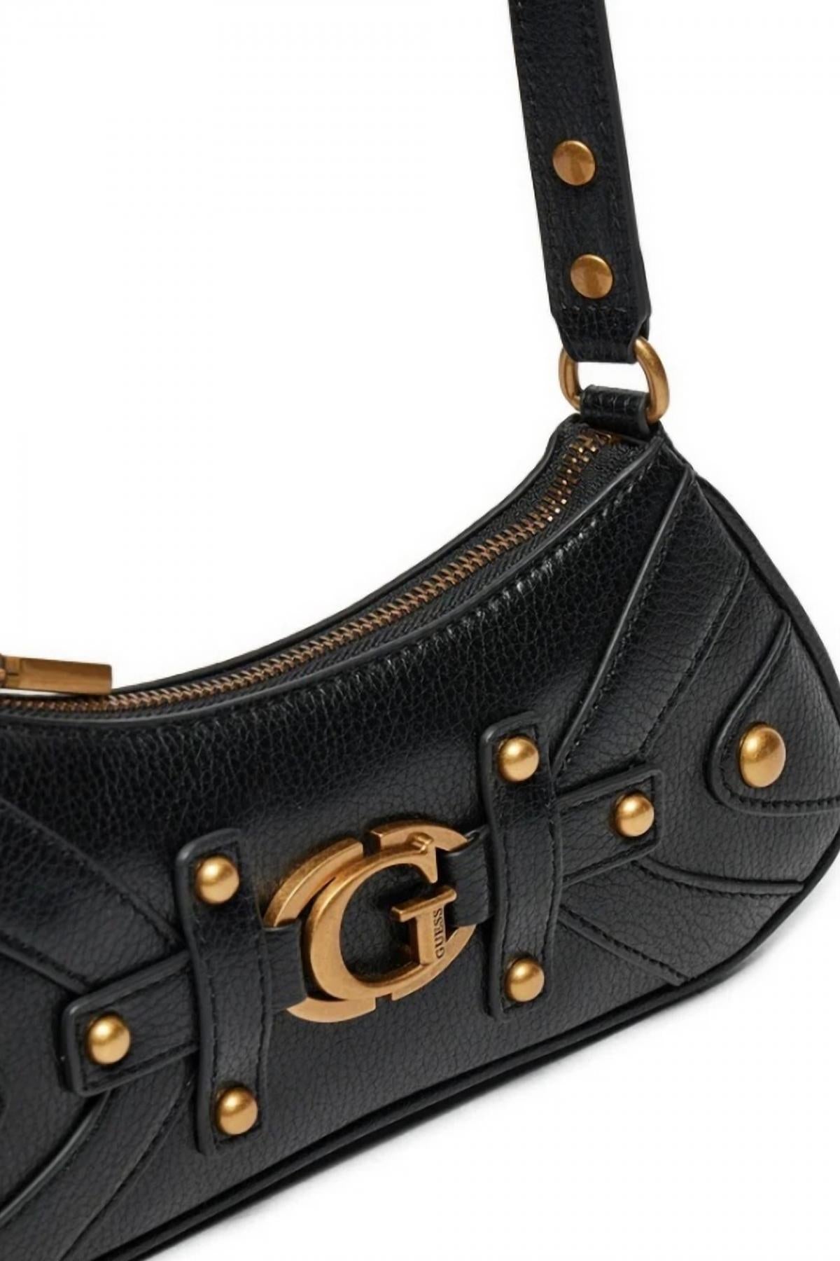 GUESS MINTHA MINI TOPZIP SH en color NEGRO  (3)