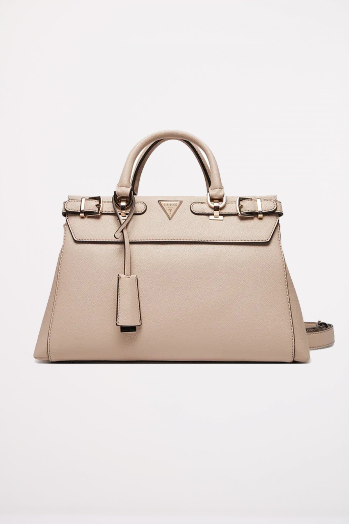 GUESS ECO ALI LUXURYSATCHEL en color NUDE  (1)