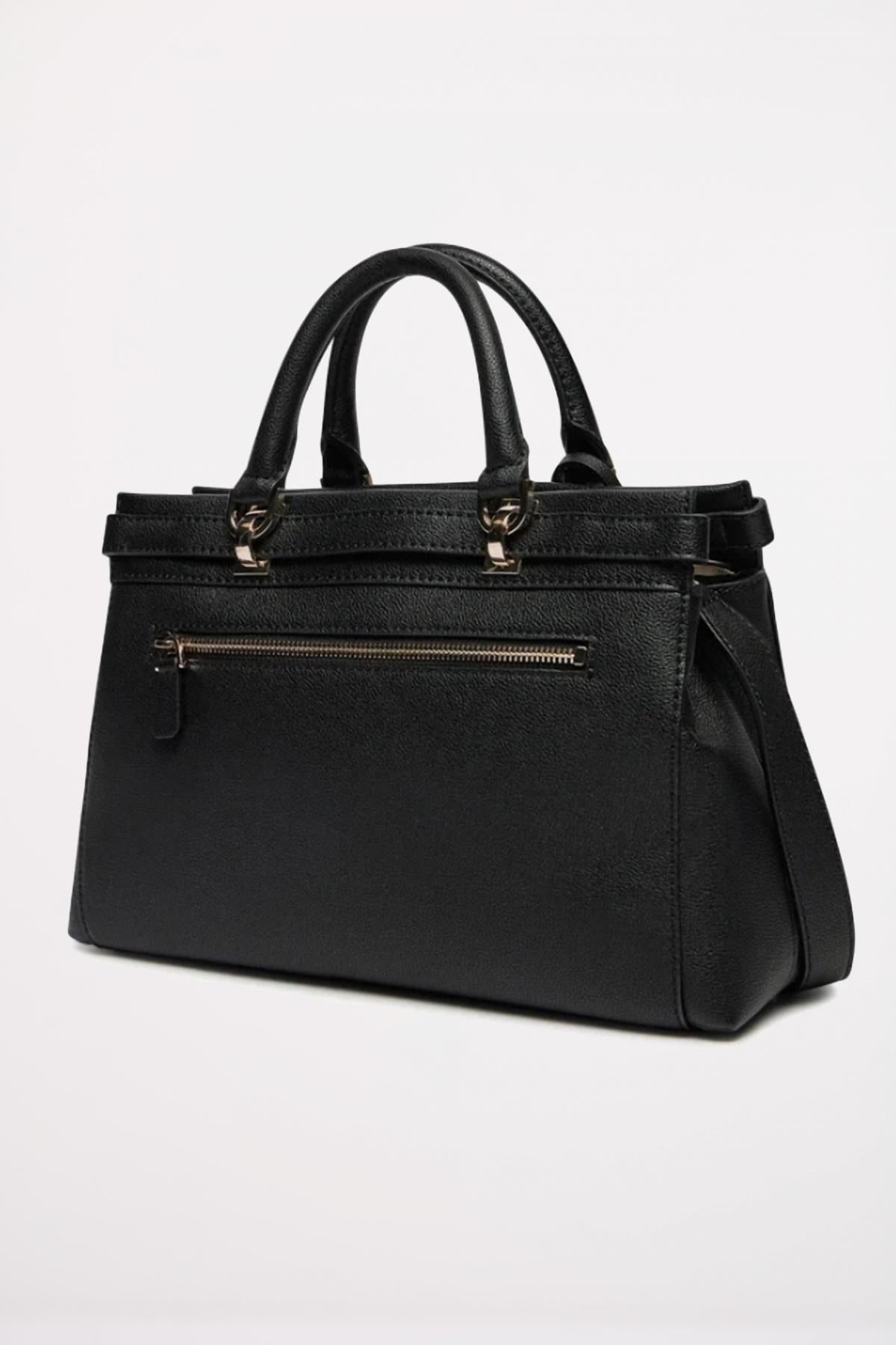 GUESS ECO ALI LUXURYSATCHEL en color NEGRO  (2)