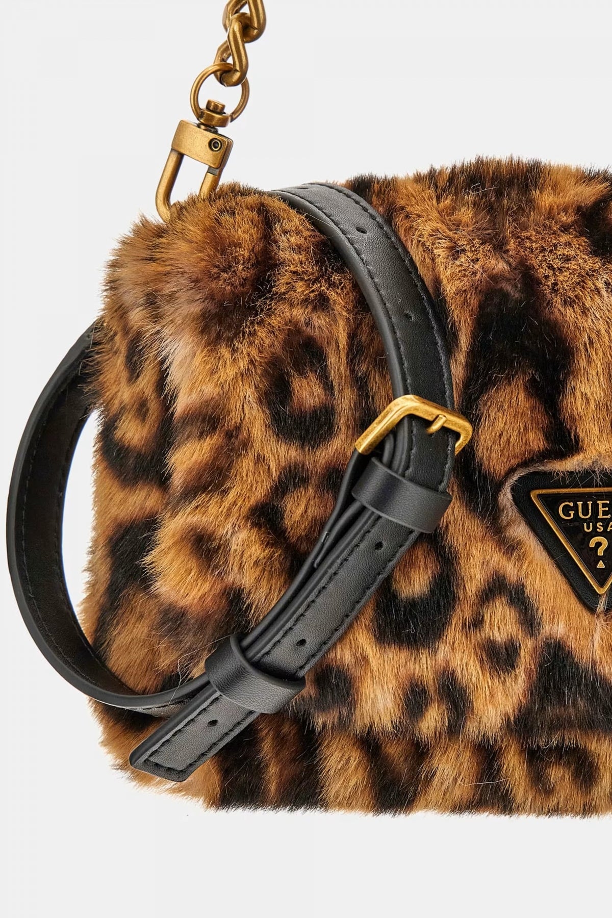 GUESS SAMIA FLAP SHOULDER BA en color ANIMAL PRINT  (3)