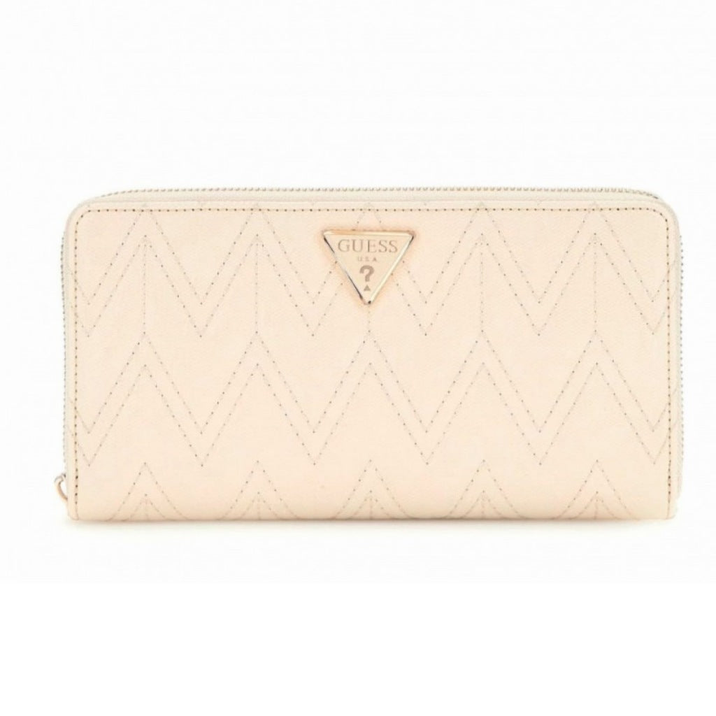 GUESS  ADELARD SLGMEDIUM ZIP en color BEIS  (4)