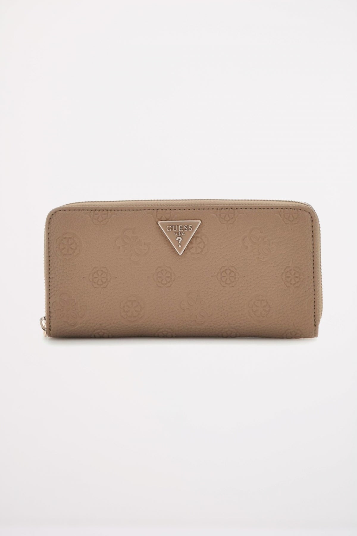 GUESS CRESIDIA SLGLARGE ZIP en color MARRON  (1)