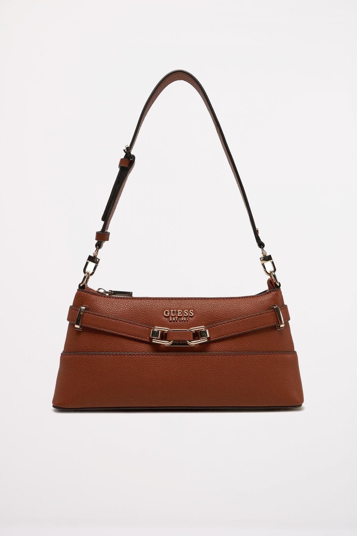 GUESS SILVYE SHOULDER en color MARRON  (1)
