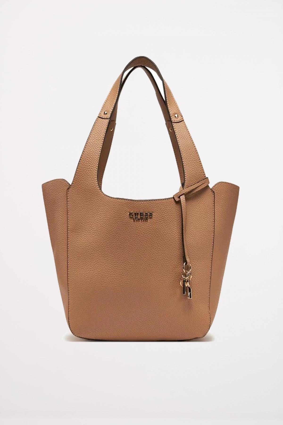 GUESS HELINA TOTE en color MARRON  (1)