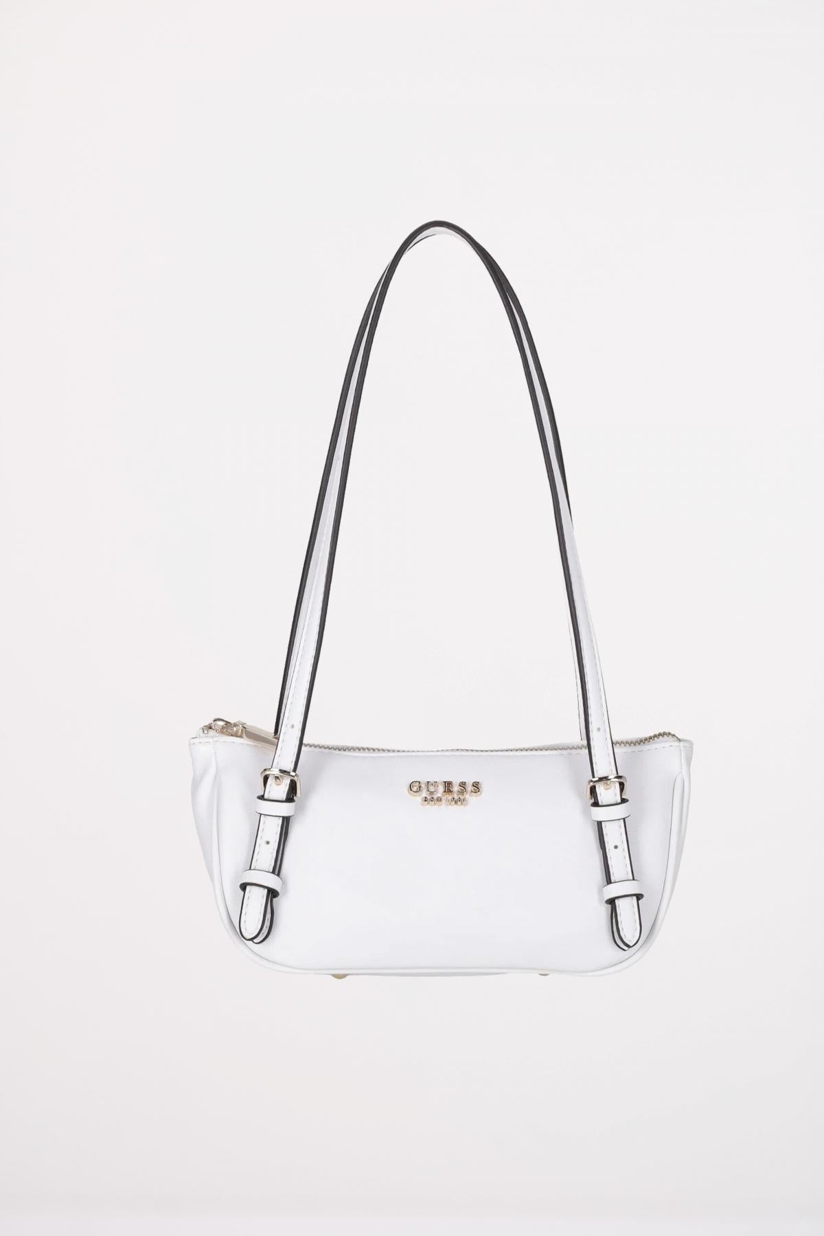 GUESS CERELIA MINI SHOULDER en color BLANCO  (1)