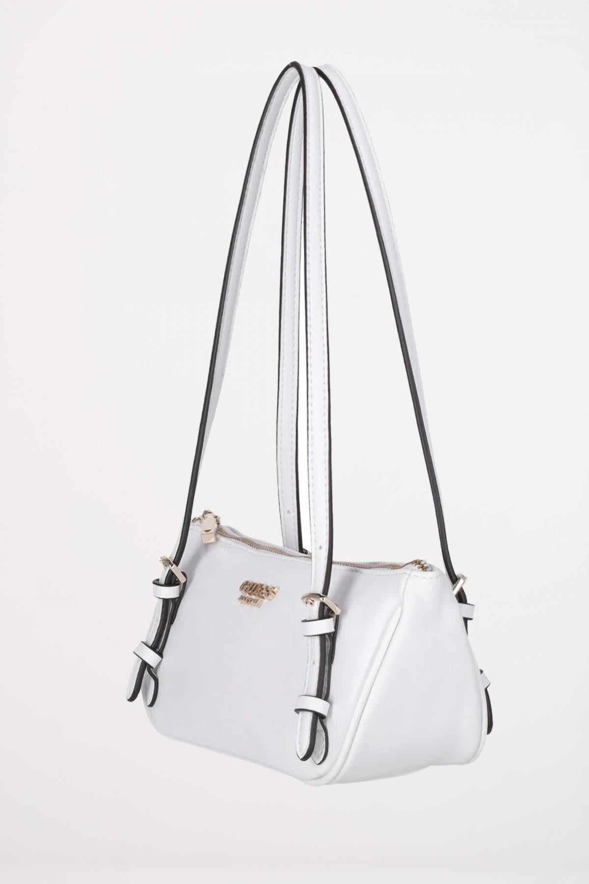 GUESS CERELIA MINI SHOULDER en color BLANCO  (3)