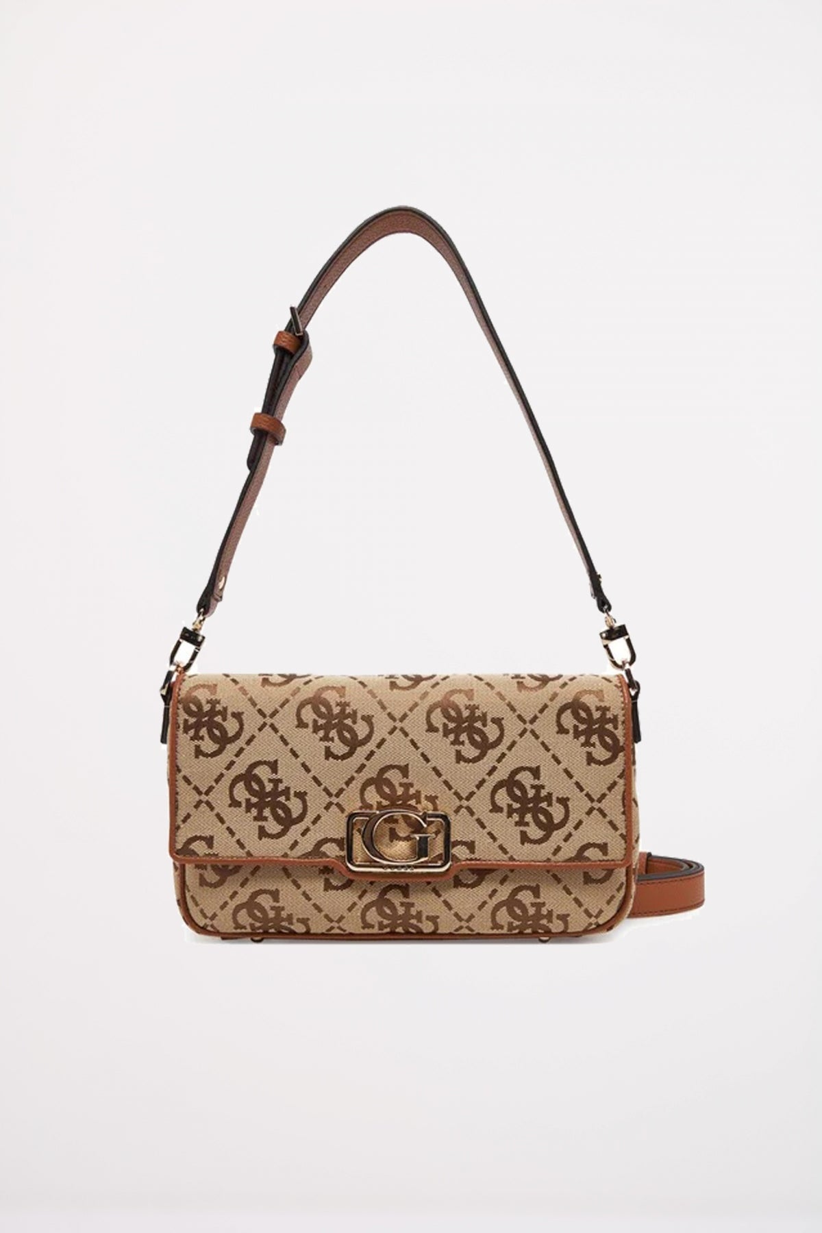 GUESS CIRCE FLAP SHOULDER en color BEIS  (1)