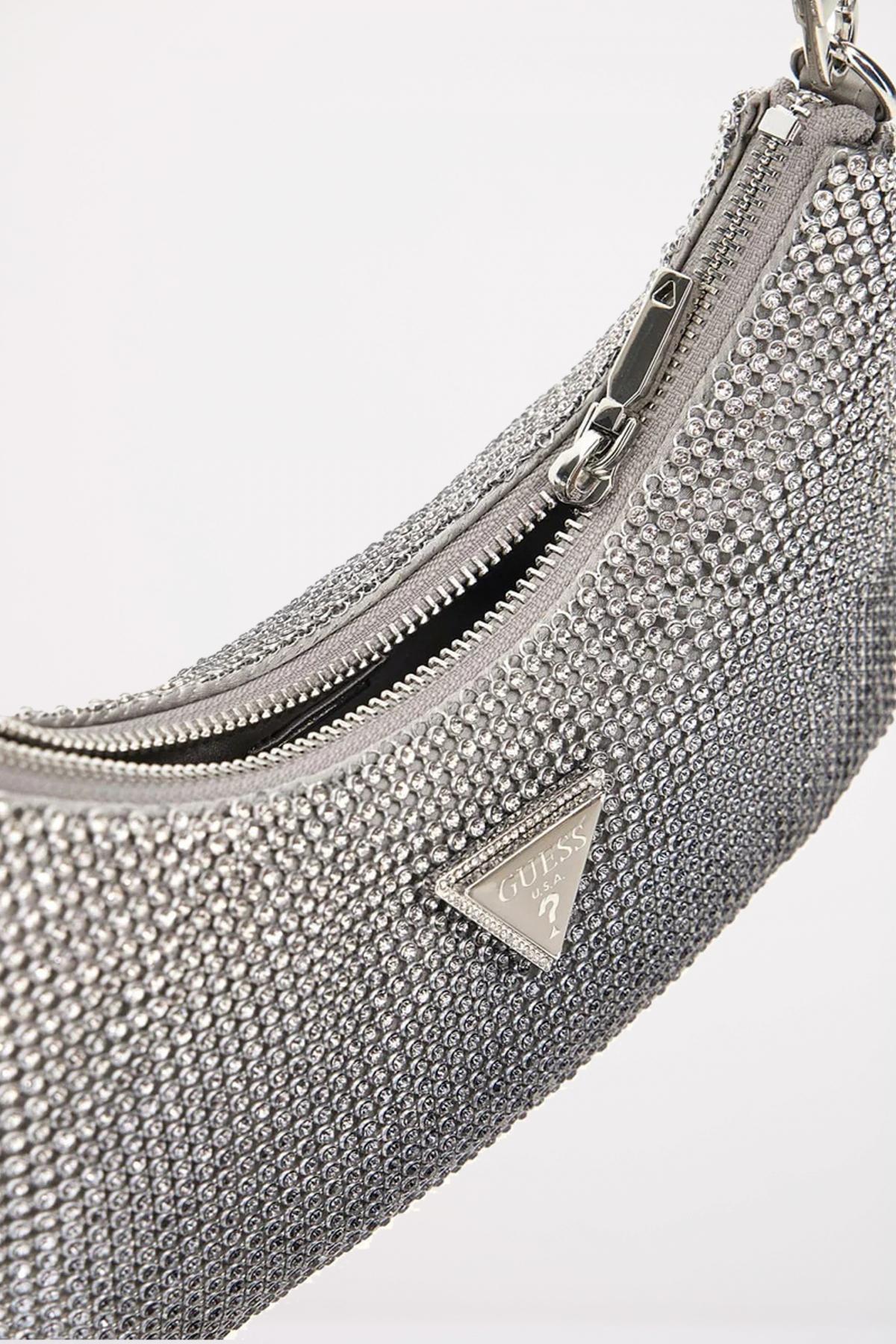 GUESS ZALINA MINI TOP ZIP en color PLATA  (2)