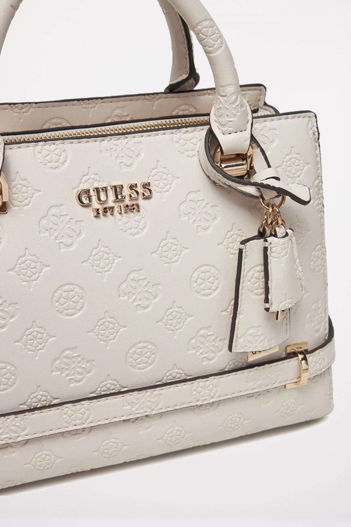 GUESS ZARELA LUXURY SATCHEL en color BEIS  (2)