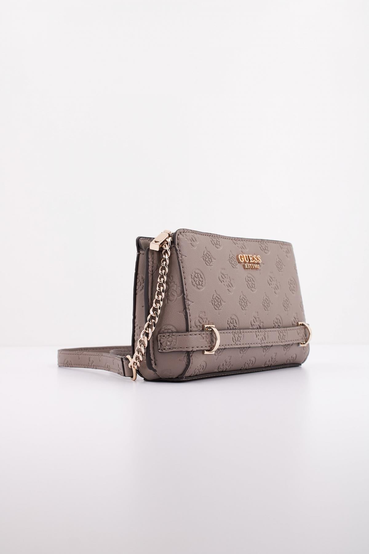 GUESS ZARELA MINI TOP ZIP en color GRIS  (2)