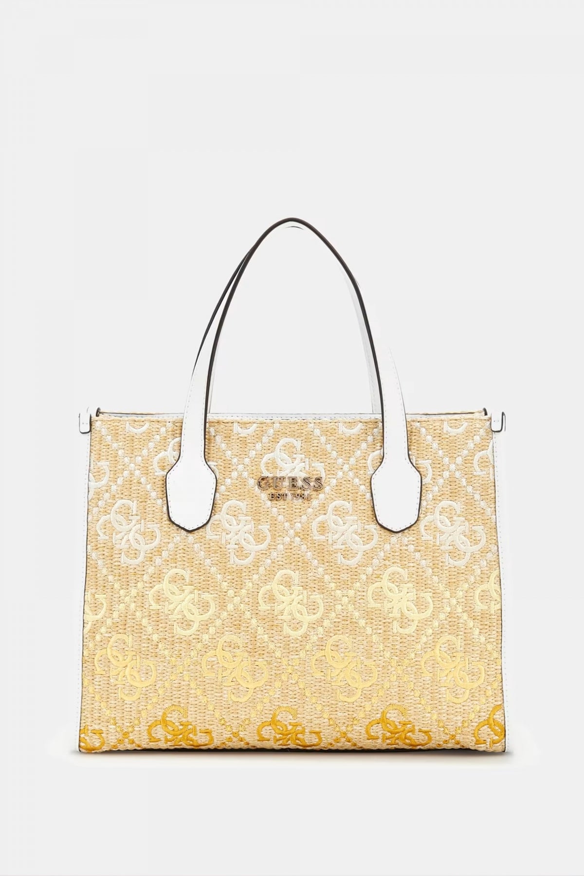 GUESS SILVANA  COMP TOTE en color BLANCO  (1)