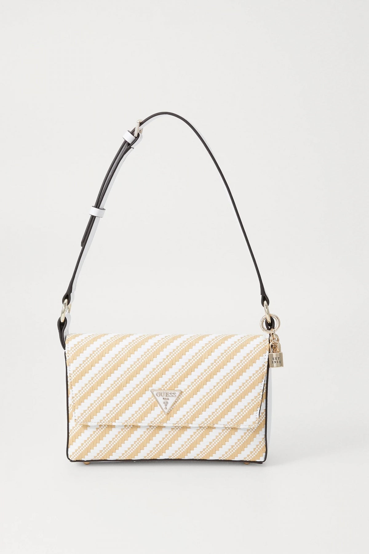 GUESS SIMONA FLAP SHOULDER en color BLANCO  (1)