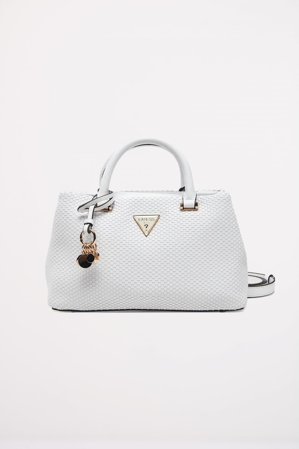 GUESS PHAEDRA SMALL SATCHEL en color BLANCO  (1)