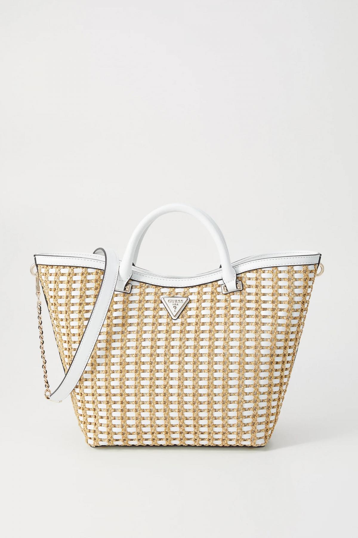 GUESS ATALIA TOTE en color BLANCO  (1)