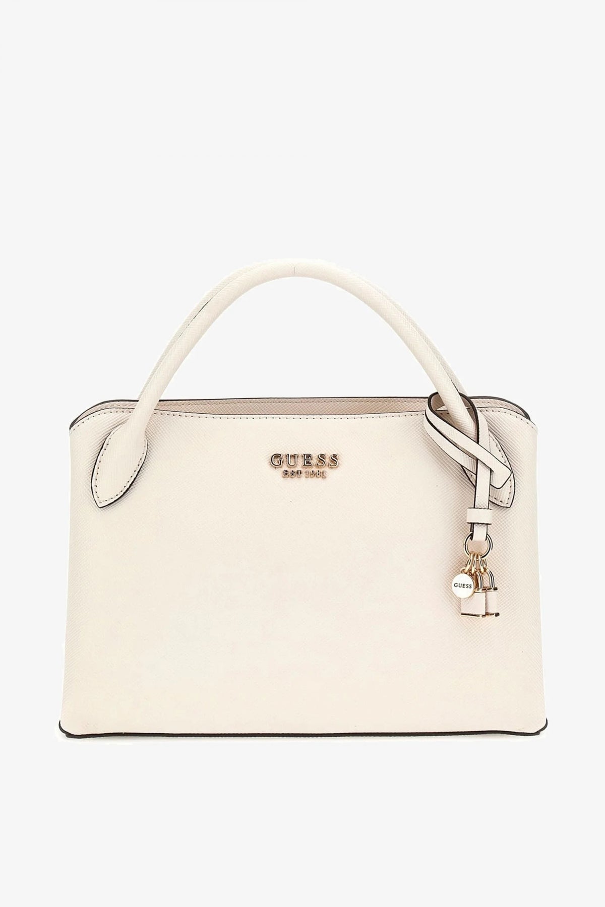 GUESS FEDANA ELITE SATCHEL en color BLANCO  (1)