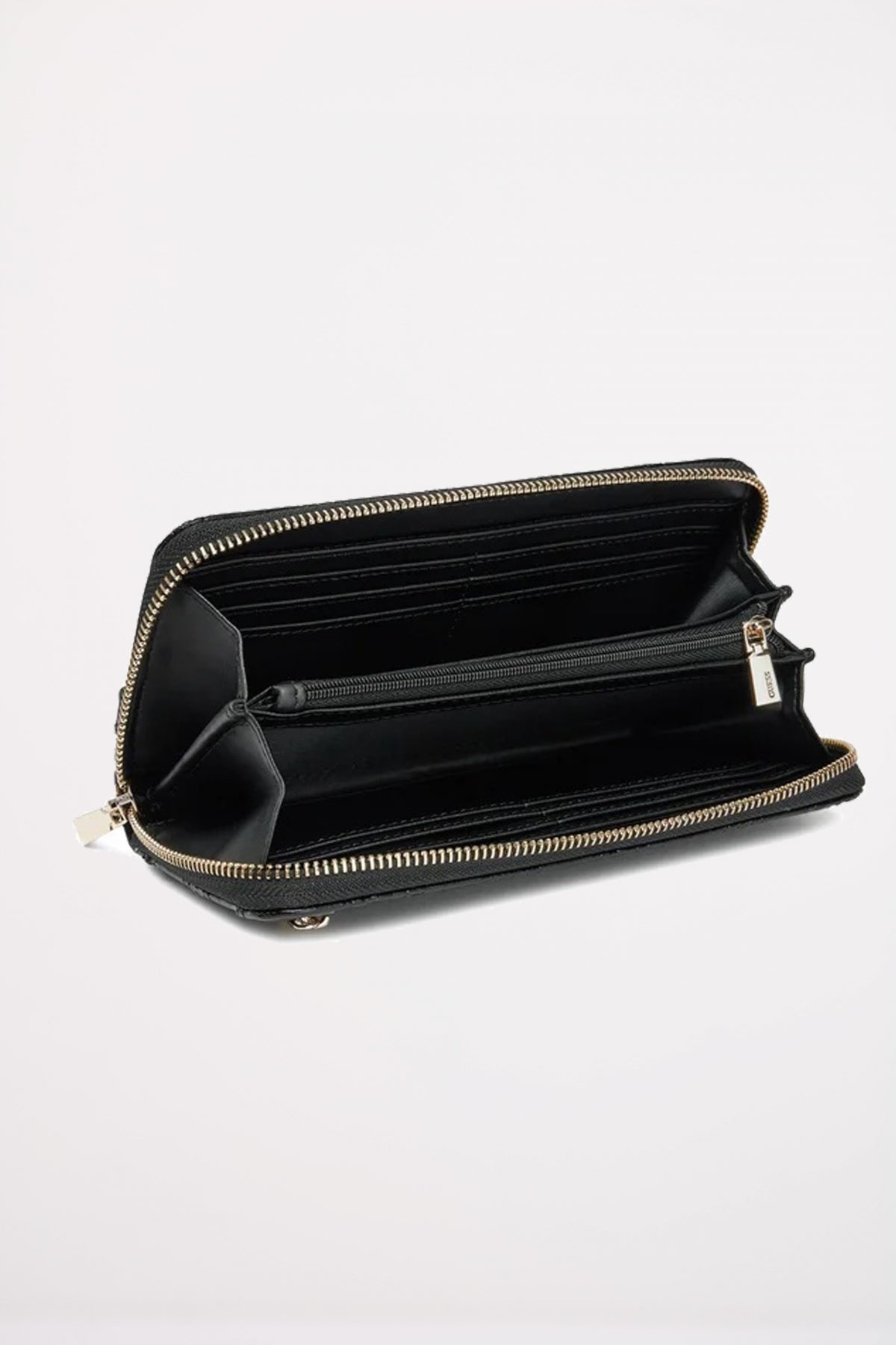 GUESS ZARELA SLG LARGE ZIP en color NEGRO  (3)
