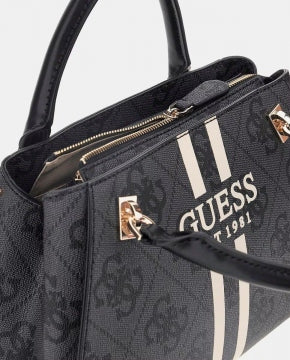 GUESS LUXURY SATCHEL en color GRIS  (4)