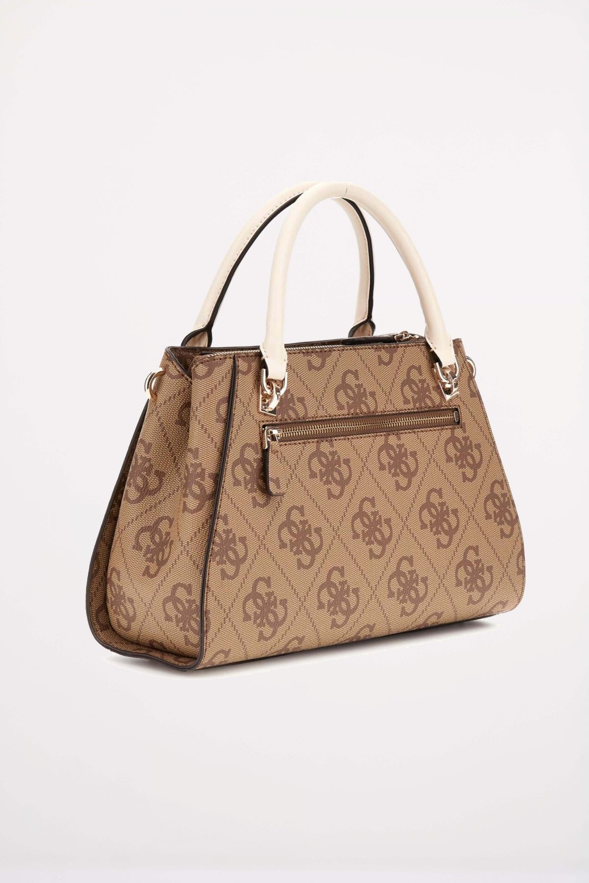 GUESS LUXURY SATCHEL en color MARRON  (2)