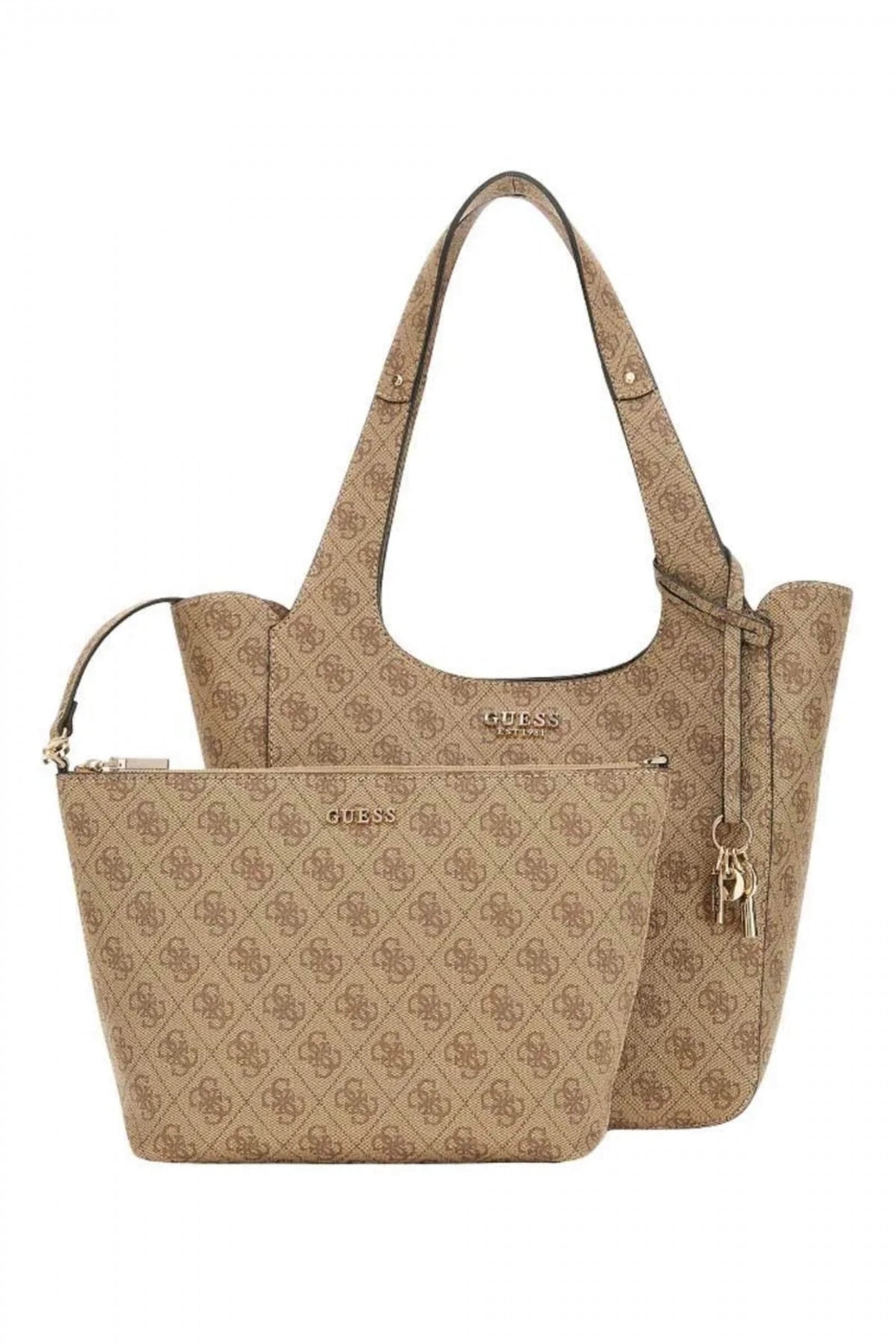 GUESS HWSG  CALISTA  IN  TOTE en color MARRON CLARO  (1)