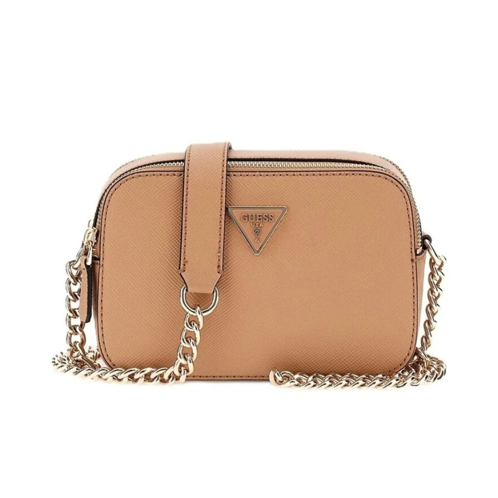 GUESS HWZG  NOELLE II CROSSBODY CA en color MARRON CLARO  (4)