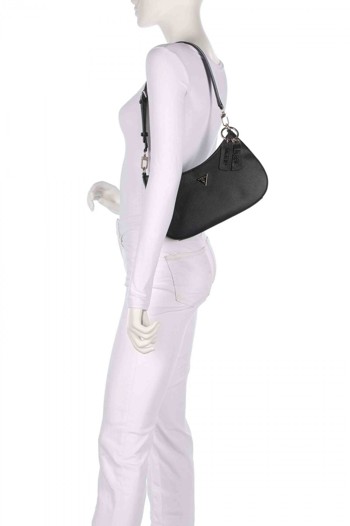 GUESS NOELLE II TOP ZIP SHOU en color NEGRO  (4)