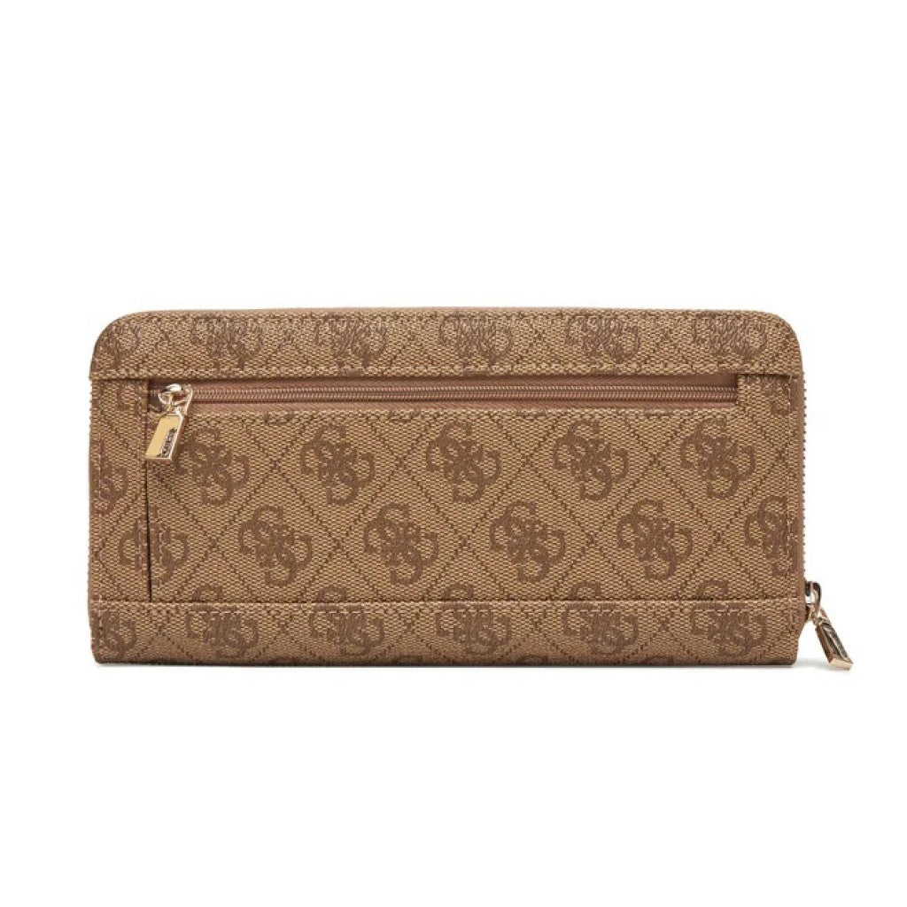 GUESS LRG ZIP AROUND en color MARRON  (5)
