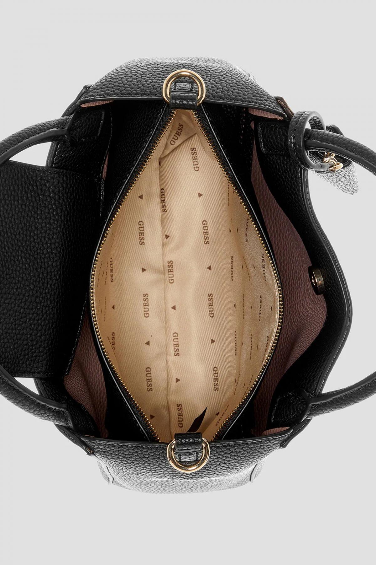GUESS HWPG  BRENTON SML GIRLFRIEND en color NEGRO  (4)