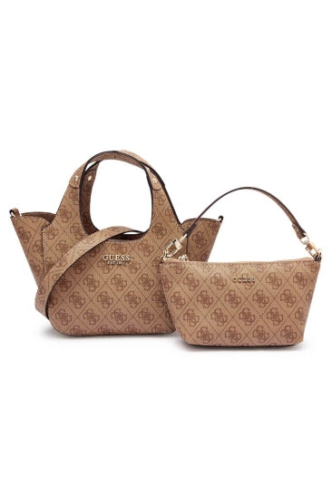 GUESS CALISTA  IN  MINI TO en color MARRON  (1)