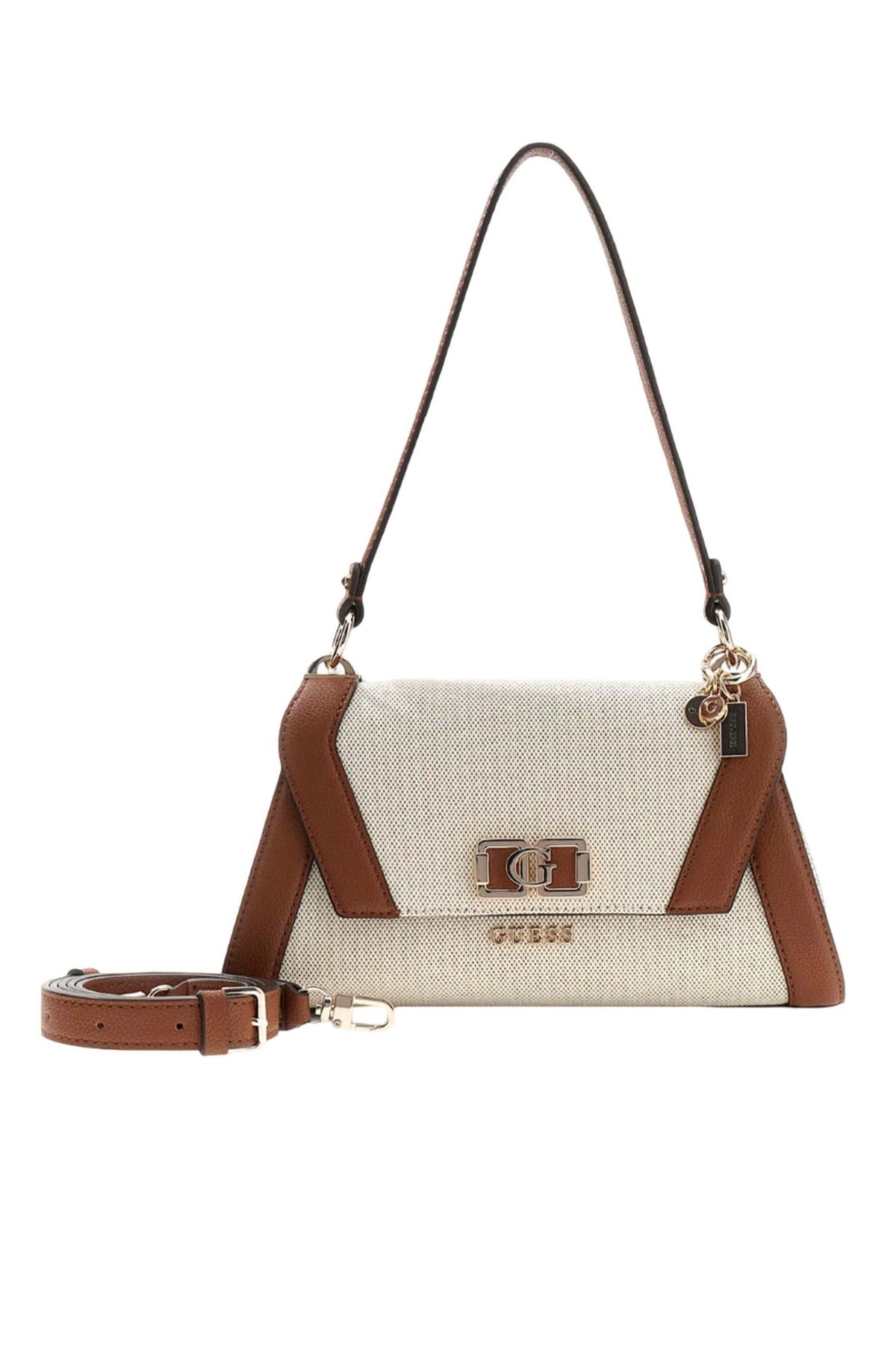 GUESS KARNILLA FLAP SHOULDER en color BEIS  (1)