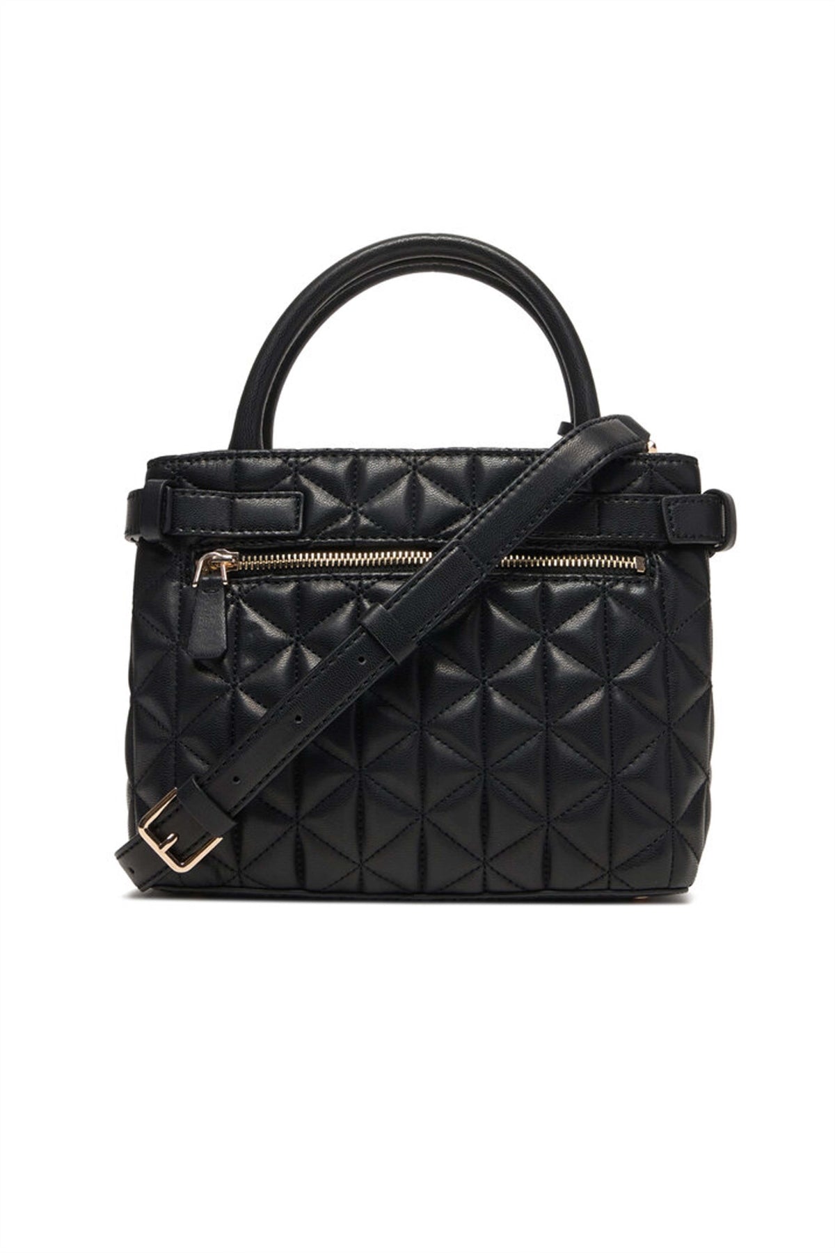 GUESS PAISLEIGH SMALL SATCHE en color NEGRO  (3)