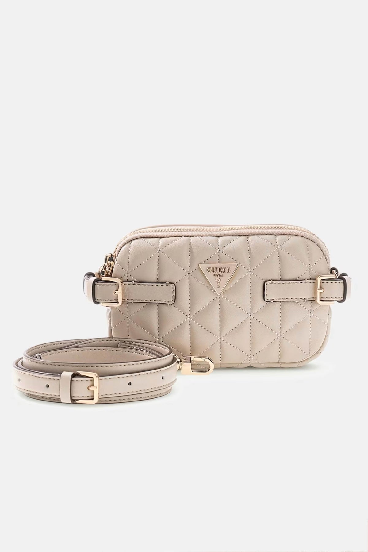 GUESS PAISLEIGH MINI CAMERA en color BEIS  (1)
